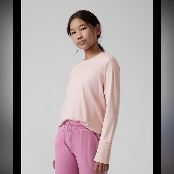 Athleta Other - Athleta Girl Uptempo Long Sleeve Sweatshirt in dusty pink size XXL/ 16